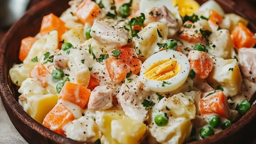 Russischer Kartoffelsalat (Olivier-Salat)